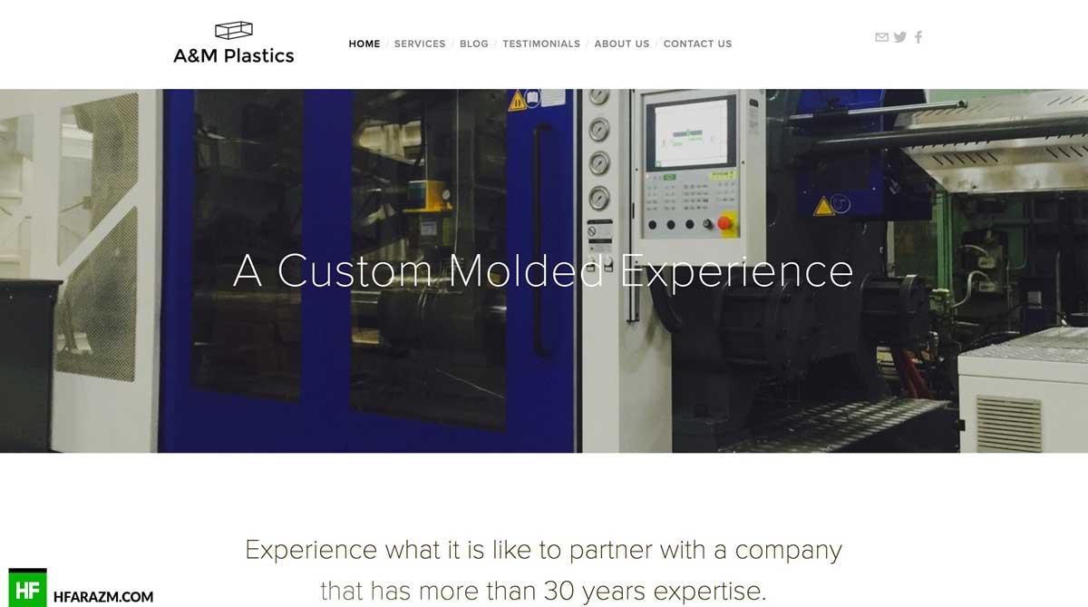 am-plastics-home-page-web-design-development-portfolio-hfarazm