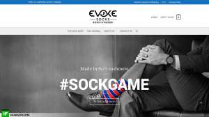 evoke-socks-home-page-web-design-development-seo-optimization-security-portfolio-hfarazm