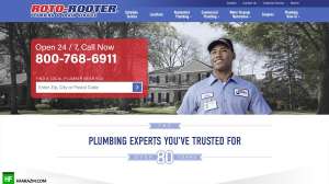 roto-rooter-home-page-web-design-development-optimization-security-seo-portfolio-hfarazm