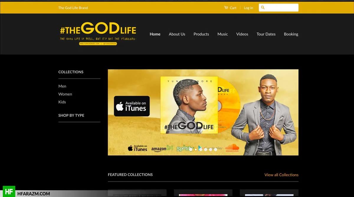 the-god-life-home-page-web-design-development-seo-optimization-security-portfolio-hfarazm
